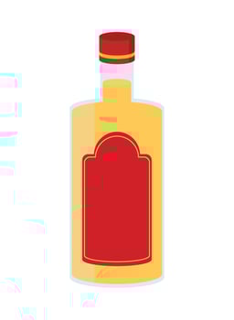 tequila bottle icon vector