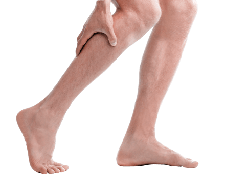 male ankle pain png