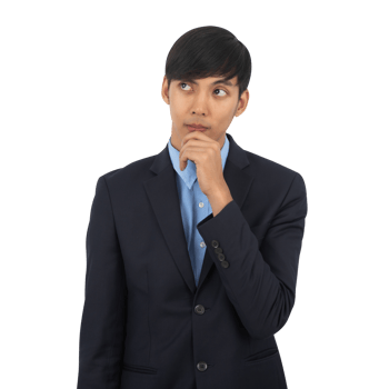 Handsome asian business man cutout, Png file