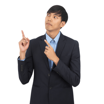 Handsome asian business man cutout, Png file