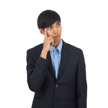 Handsome asian business man cutout, Png file