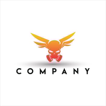 Devil Skull Logo vector