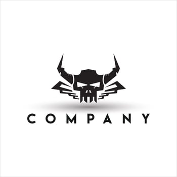 Devil Skull Logo vector