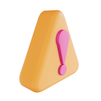3D illustration security error code png