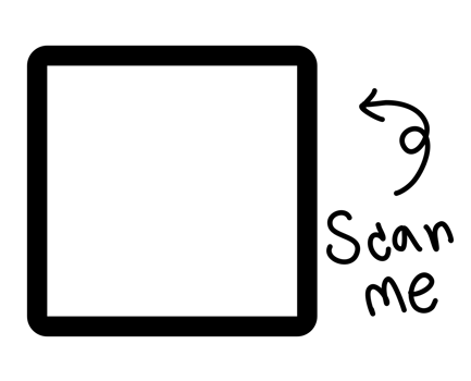 black qr code scan PNG