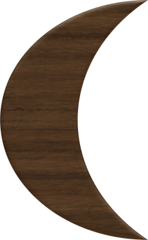 Moon Wooden Sign png
