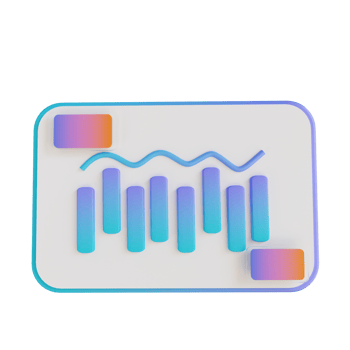 3D illustration data analysis 2 png