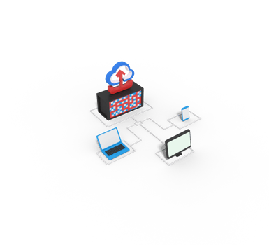 3d illustration of upload in cloud  server png