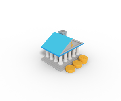 3d illustration of banking finance png