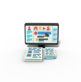 3d illustration of make a status on social media png