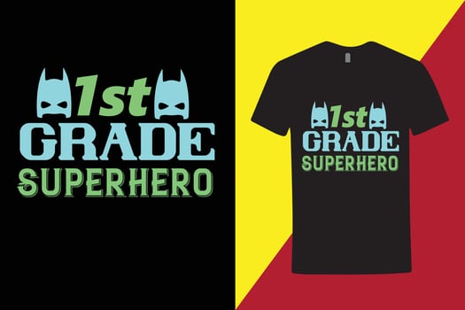 Creative typography t-shirt for high school student , 1st grade t shirt -2nd grade cool t shirt, school t shirt . vector