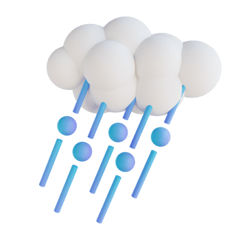 3D illustration hail png