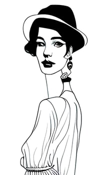 Female Fashion Drawing Sketches Vol. 1 vector