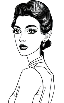 Female Fashion Drawing Sketches Vol. 1 vector