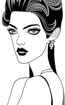 Female Fashion Drawing Sketches Vol. 1 vector