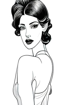 Female Fashion Drawing Sketches Vol. 1 vector