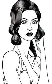 Female Fashion Drawing Sketches Vol. 1 vector