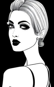 Female Fashion Drawing Sketches Vol. 1 vector