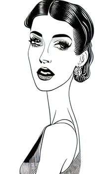 Female Fashion Drawing Sketches Vol. 1 vector