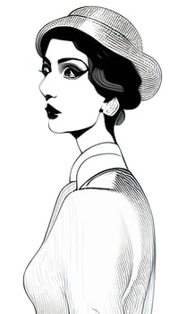 Female Fashion Drawing Sketches Vol. 1 vector
