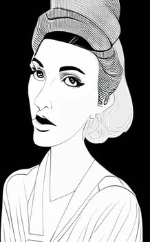 Female Fashion Drawing Sketches Vol. 1 vector