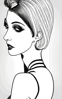 Female Fashion Drawing Sketches Vol. 1 vector