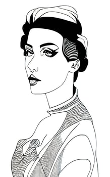 Female Fashion Drawing Sketches Vol. 1 vector