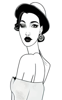 Female Fashion Drawing Sketches Vol. 1 vector