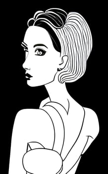Female Fashion Drawing Sketches Vol. 1 vector