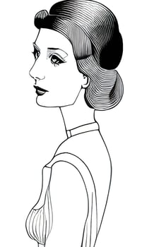 Female Fashion Drawing Sketches Vol. 1 vector