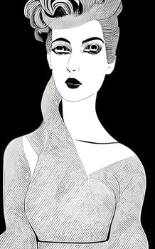 Female Fashion Drawing Sketches Vol. 1 vector