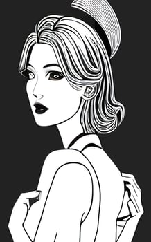 Female Fashion Drawing Sketches Vol. 1 vector