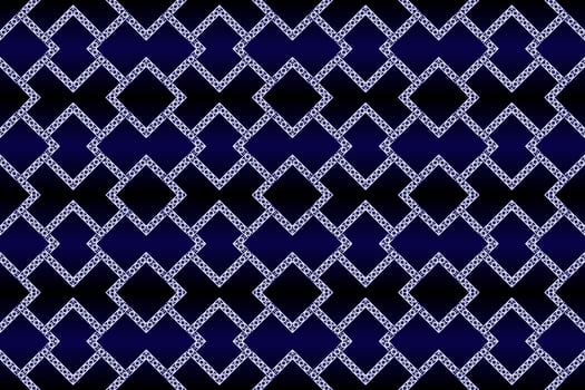 White and dark blue geometric ethnic seamless pattern design for wallpaper, background, fabric, curtain, carpet, clothing, and wrapping vector illustration.