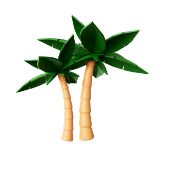 Palm Tree 3d Illustration png