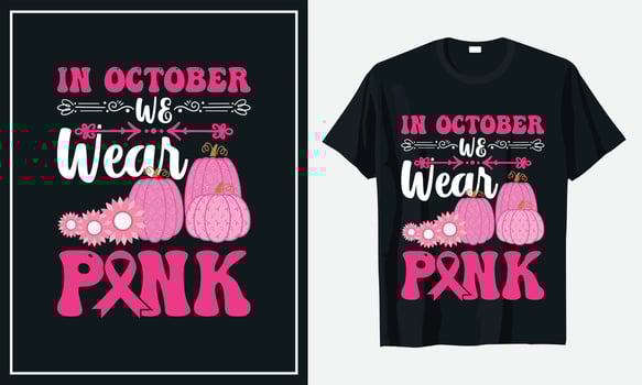 Breast Cancer t-shirt design Vector Print