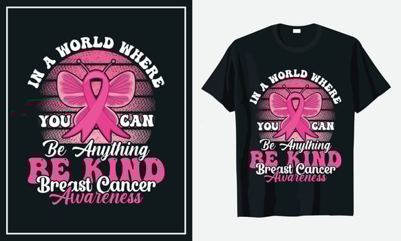 Breast Cancer t-shirt design Vector Print