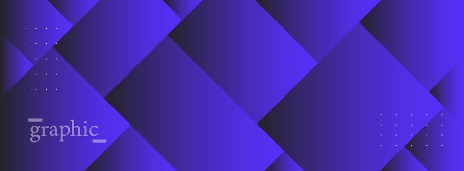 blue and black square effect gradient background banner vector