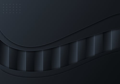 Abstract Black Overlap Layers Techno Background with Copy Space for Text vector