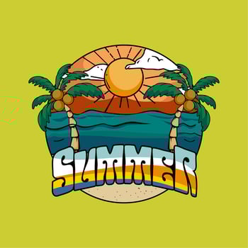 Summer Beach Holiday Vector