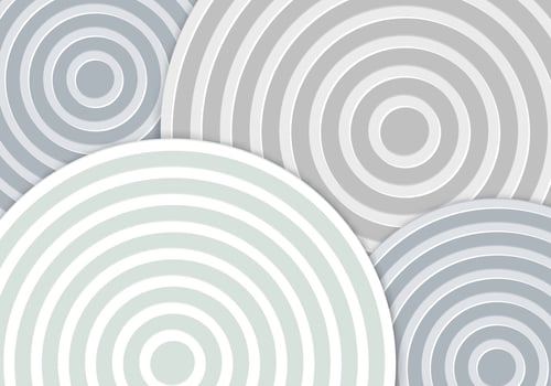 Circle Line on Layers White Background with Copy Space for Text vector