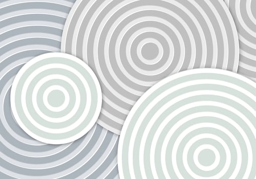 Circle Line on Layers White Background with Copy Space for Text vector