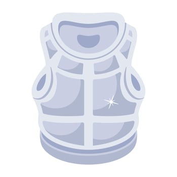 A war shield flat icon design vector