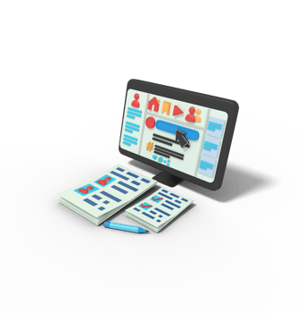 3d illustration of make a status on social media png