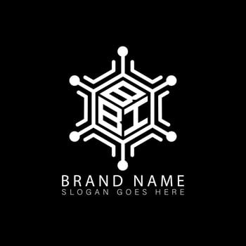 BBI creative technology monogram initials letter logo concept. AOE Unique modern flat abstract vector polygon shape letter logo.