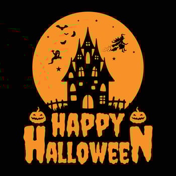 happy halloween t shirt design this design is perfect for t-shirts, posters, cards, mugs and more. vector in the form of eps and editable layers