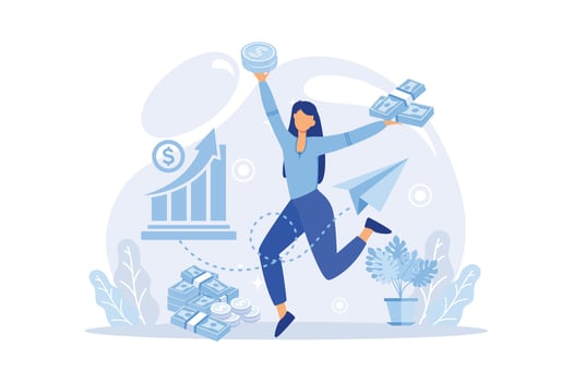 Online banking metaphor, financial consulting, saving account. Mobile payment, cash transactions. Mobile money transfer app. E-money, bank deposit. vector
