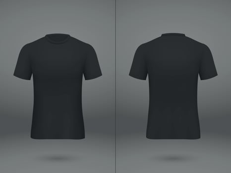 realistic template soccer jersey vector