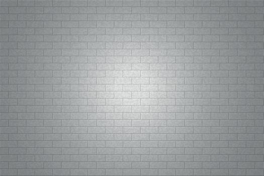 White brick wall background vector