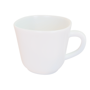 White realistic cup. png