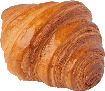 cutout croissant bread on transparent background. png